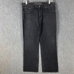 Old‎ Navy Jeans Men's 36x30 Straight Leg Denim Charcoal Gray 100% Cotton